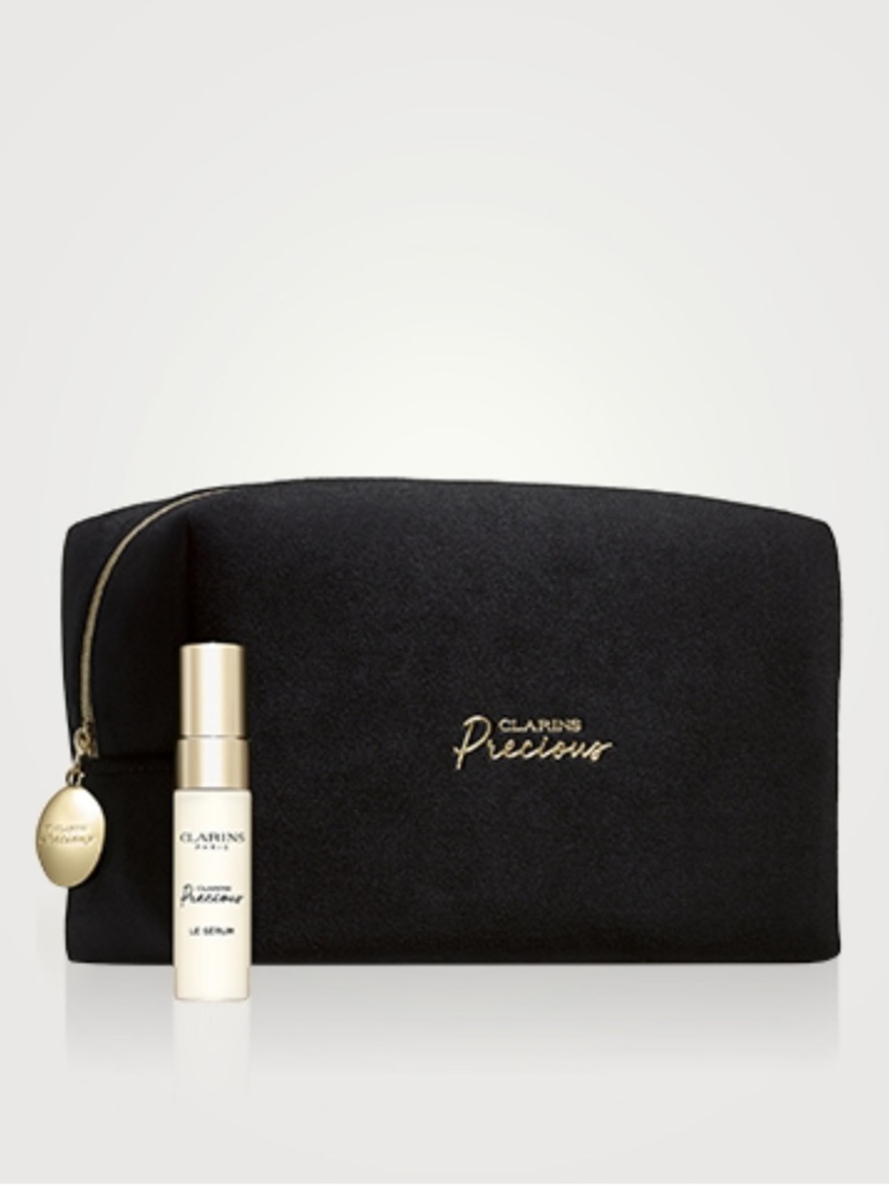 Clarins Precious Le Sérum 5mL+Luxury Cosmetic Bag New Set GWP